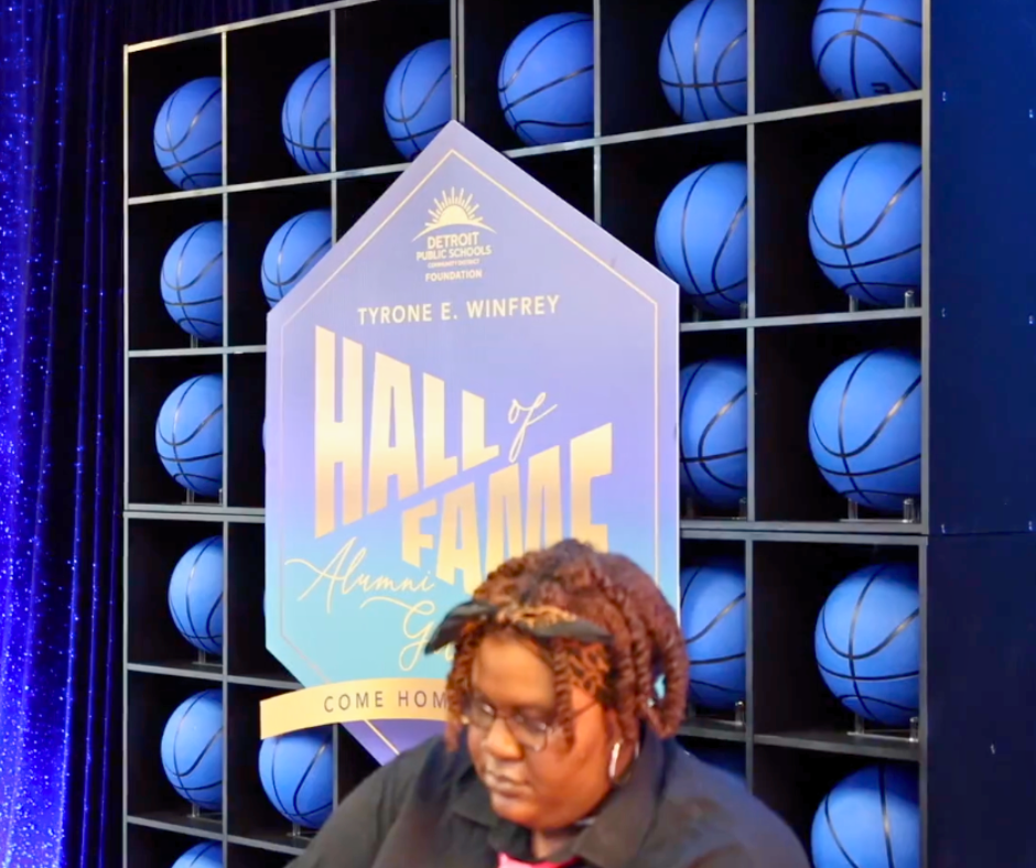 Hall of Fame Alumni Gala bar signage design